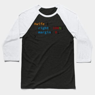 #wife Baseball T-Shirt